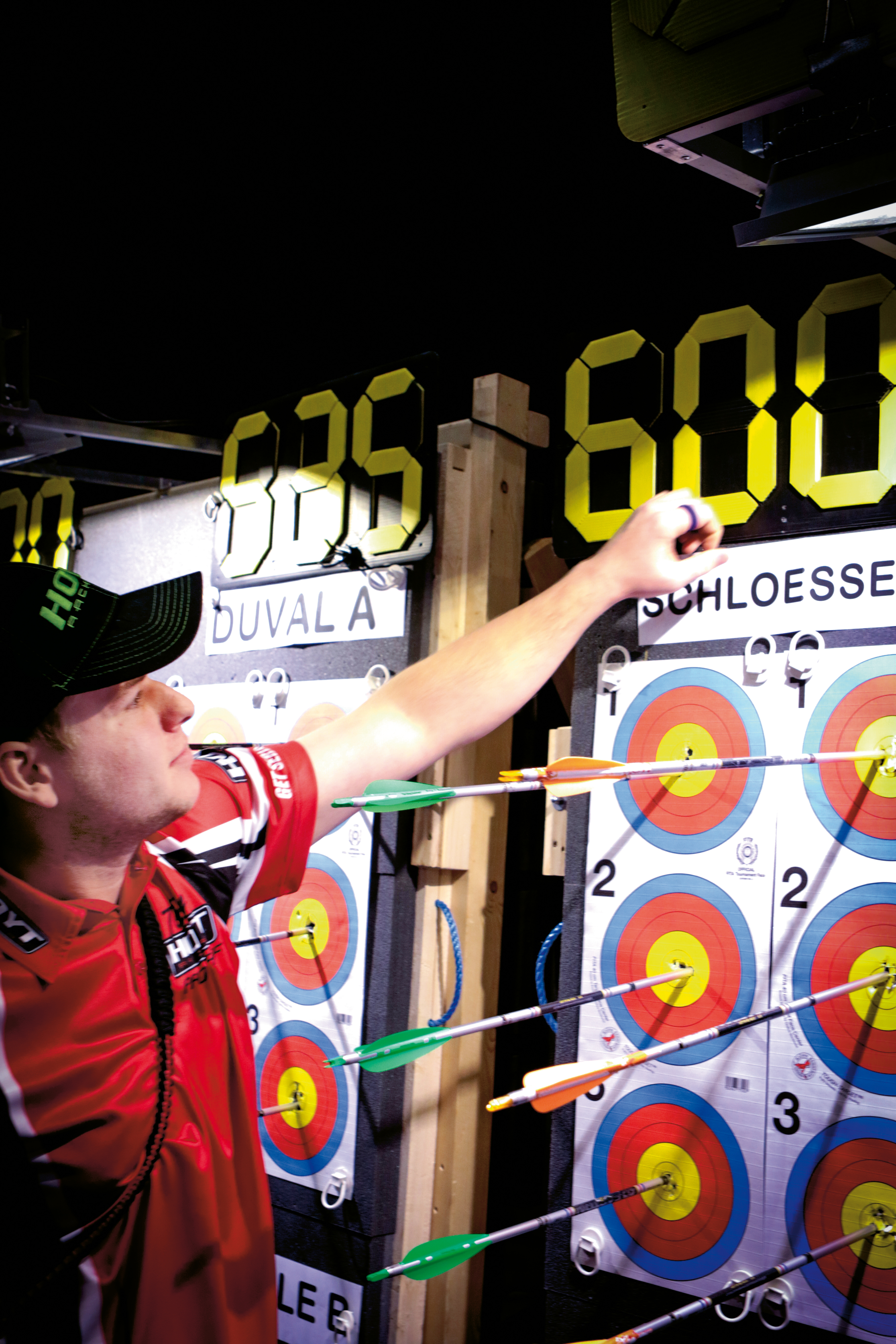 NIMES, FRANCE | 24 JANUARY 2015 | Mike Schloesser sets a perfect world record of 600 at Nimes 2015. (Photo by World Archery / Dean Alberga) | Mike Schloesser